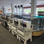 bakkerij machine kopen - Commerciële machines en keukenapparatuur tentoongesteld in een showroom-bakkerij. - theovanvliet.nl